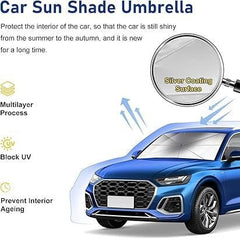 Foldable Car Windshield Umbrellas - Mega Bazzar Pk