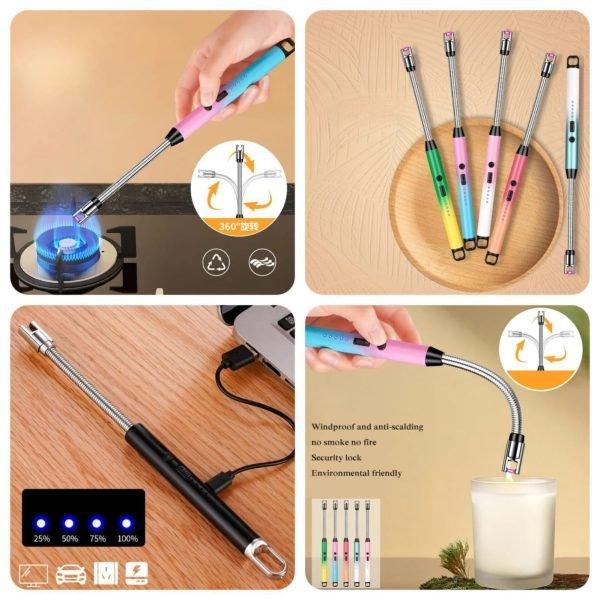 Arc Lighter With Usb Charging - Mega Bazzar Pk