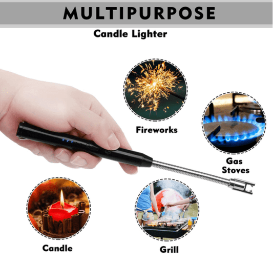 Arc Lighter With Usb Charging - Mega Bazzar Pk