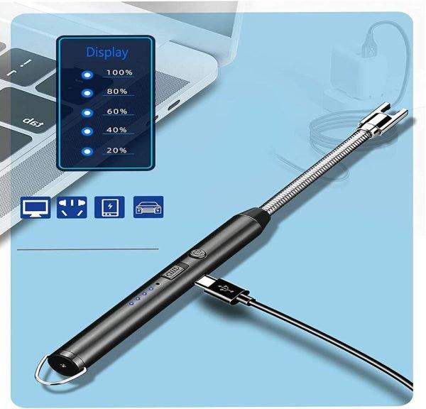 Arc Lighter With Usb Charging - Mega Bazzar Pk