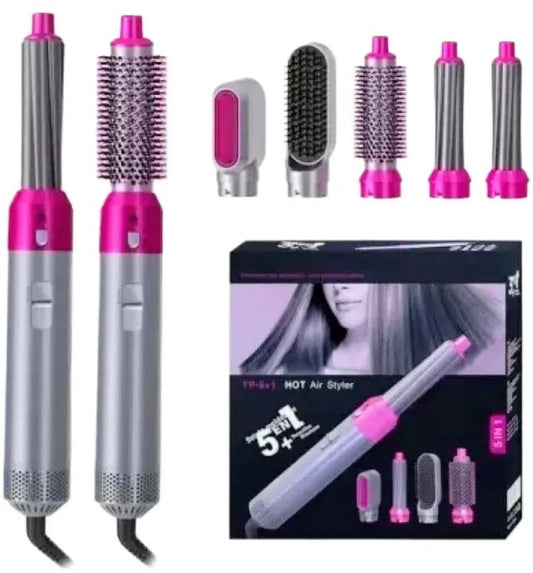 5 IN 1 MULTIFUNCTIONAL HAIR DRYER COMB SET - Mega Bazzar Pk