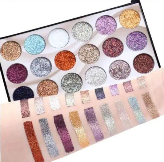Mocallure Professional 18 - color Glitter Eyeshadow Palette - Mega Bazzar Pk