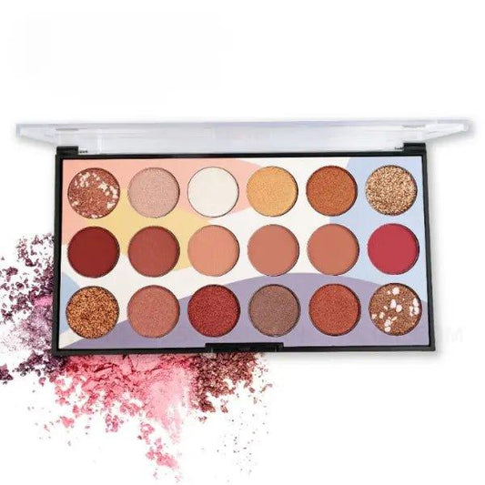 Mocallure Professional 18 - color Glitter Eyeshadow Palette - Mega Bazzar Pk