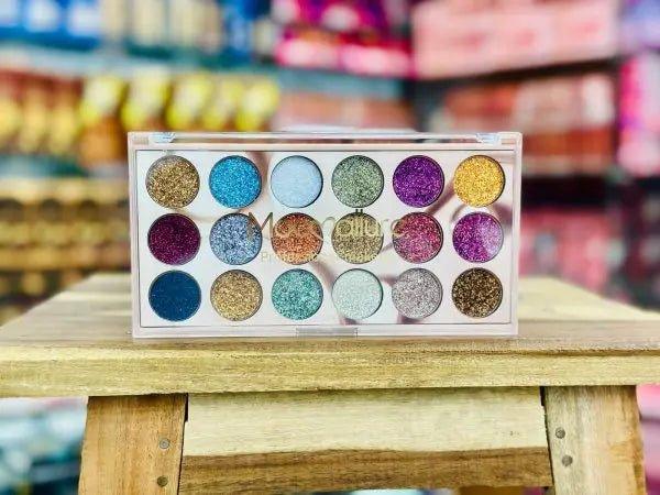 Mocallure Professional 18 - color Glitter Eyeshadow Palette - Mega Bazzar Pk