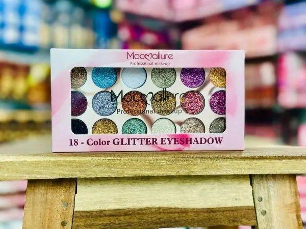 Mocallure Professional 18 - color Glitter Eyeshadow Palette - Mega Bazzar Pk