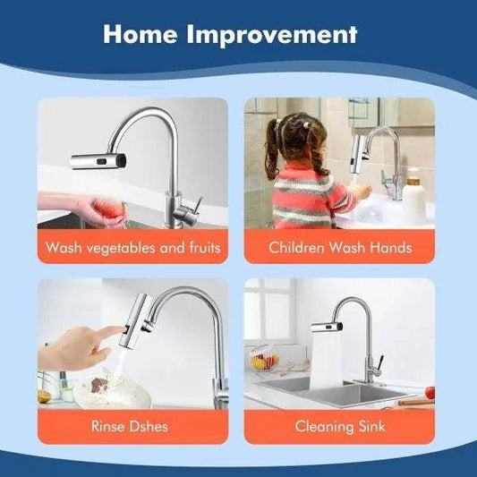 functional Kitchen Sink Waterfall FaucetMulti - Mega Bazzar Pk