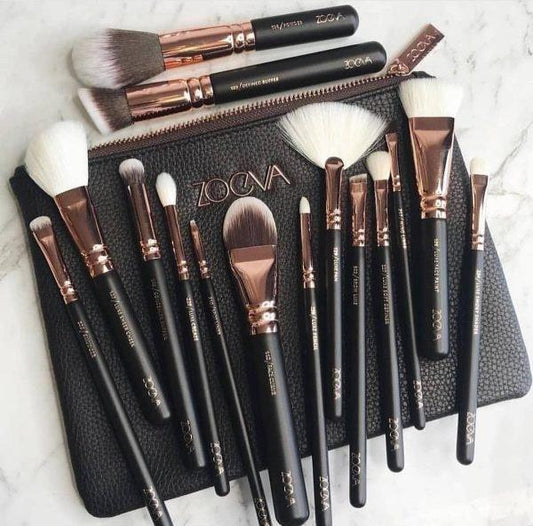 Zoeva 15 Pcs Premium Brush Set Elevate Your Makeup Game Today - Mega Bazzar Pk